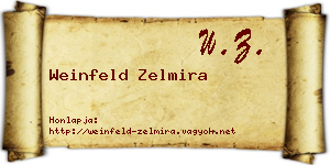 Weinfeld Zelmira névjegykártya